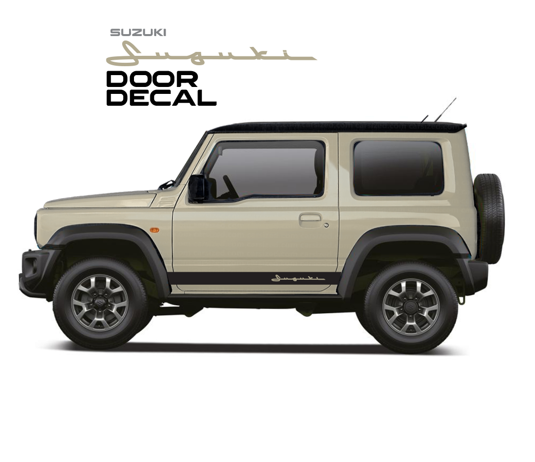 Suzuki Jimny 2 Door Decals - Retro Logo