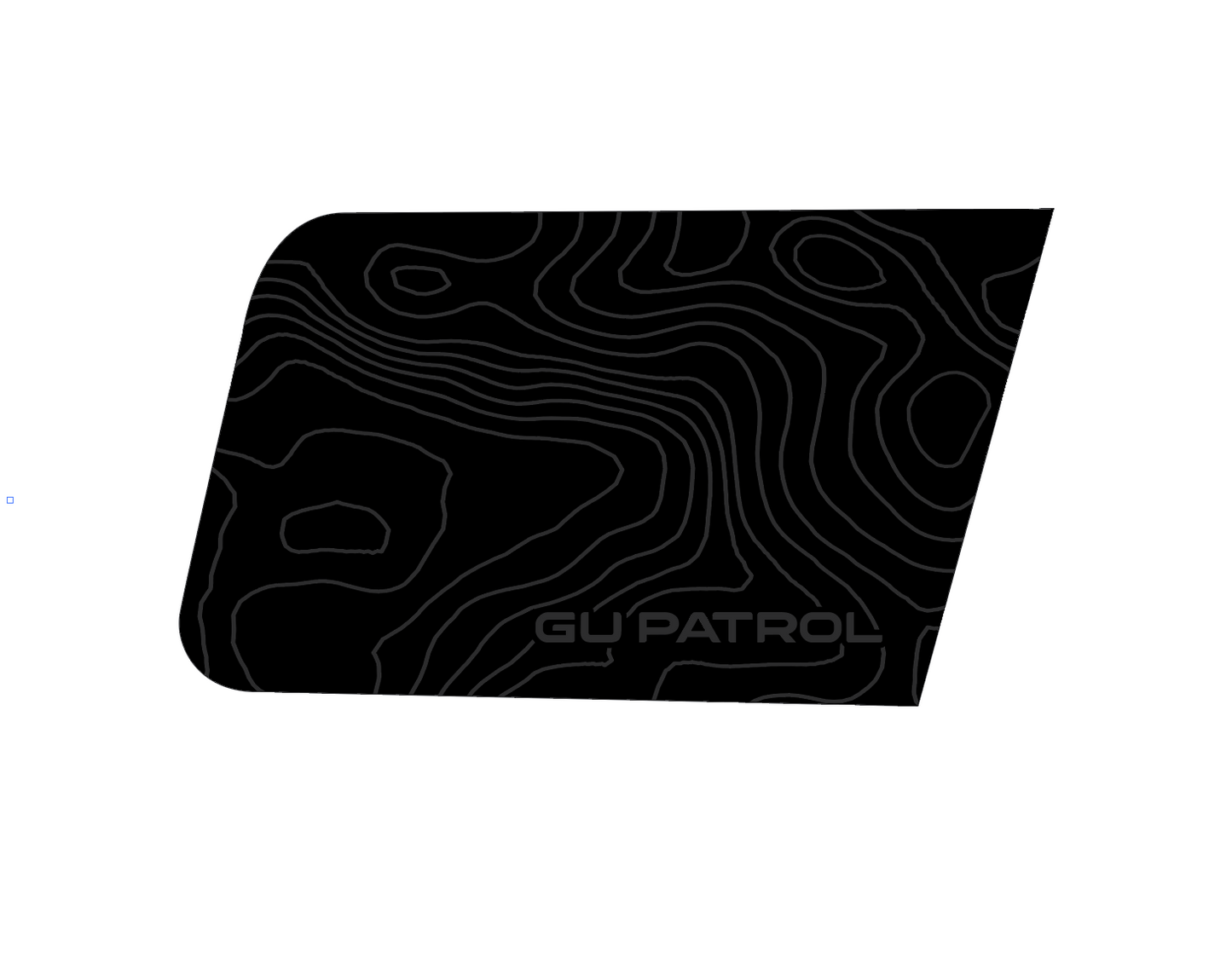 Patrol GU - Rear Quarter Window - Hexagon Design