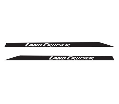 Land Cruiser 75 Series Bonnet Decals - Classic Design