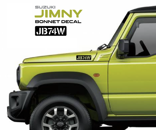 Suzuki Jimny JB74W Bonnet Decals