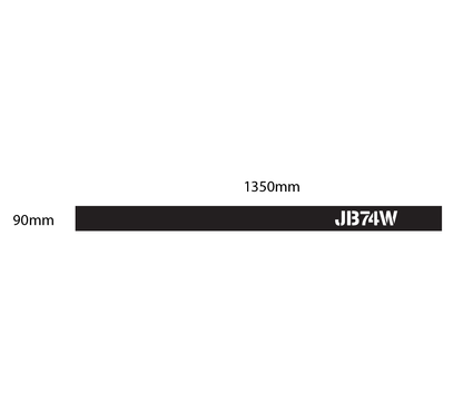 Suzuki Jimny 2 Door Decals - JB74W Logo