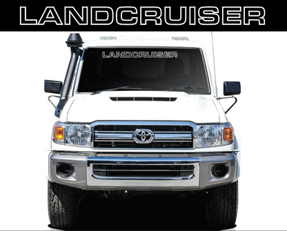 Land Cruiser Windscreen Banner - Outline Version