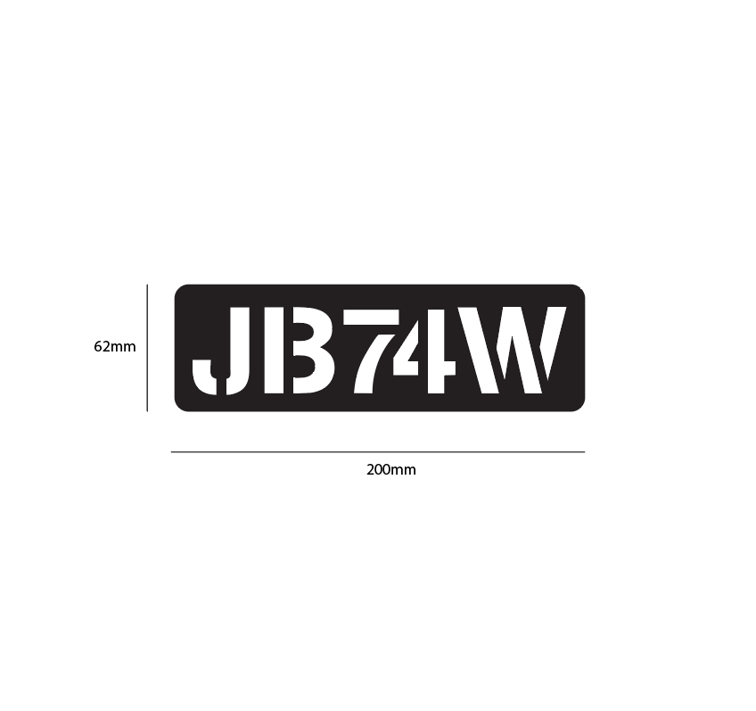 Suzuki JB74W Decals