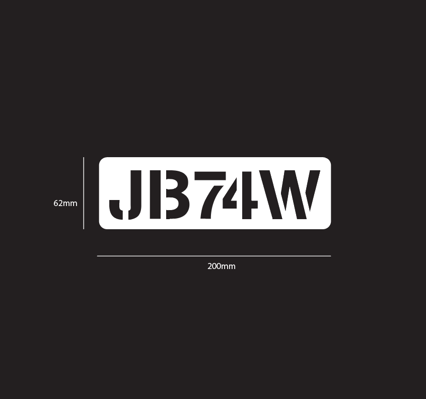 Suzuki JB74W Decals