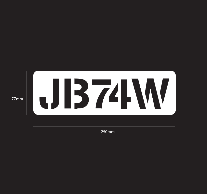 Suzuki JB74W Decals