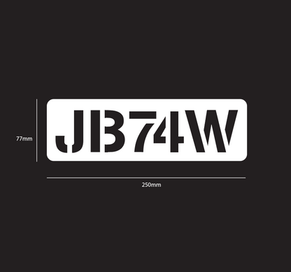 Suzuki JB74W Decals