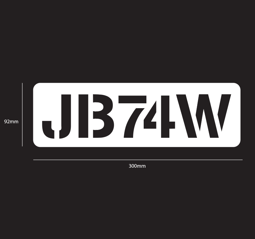 Suzuki JB74W Decals