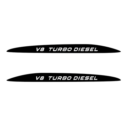 Land Cruiser 79 Series Bonnet Decals - 2017 onwards