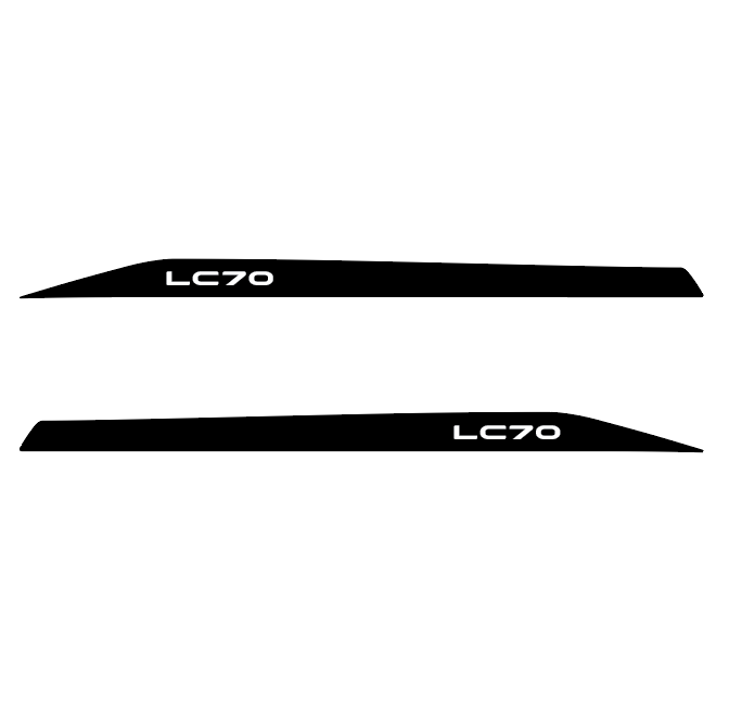 Land Cruiser 70 Series Bonnet Decals - LC70 2024+