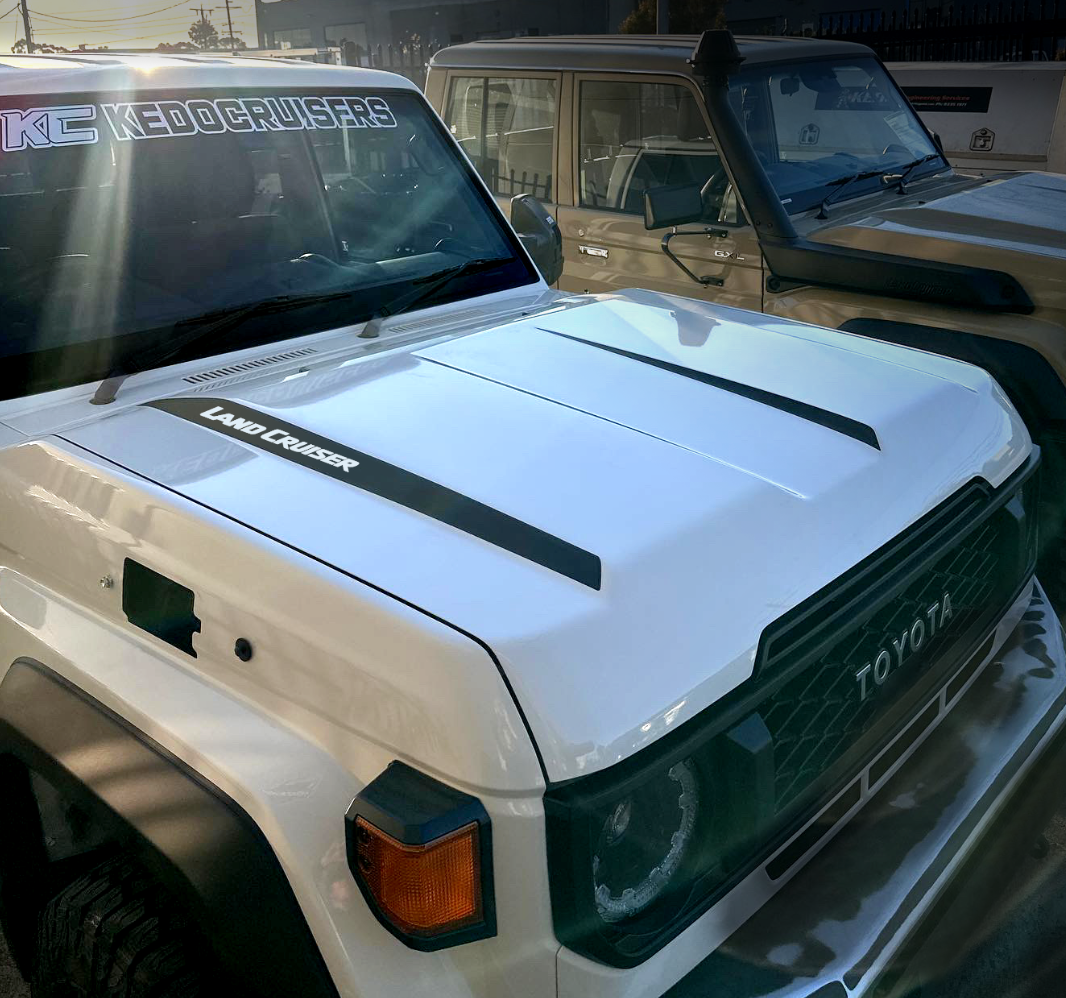 Land Cruiser 70 Series Bonnet Decals - LC70 2024+