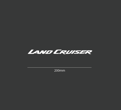 Land Cruiser Classic Font Decals