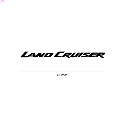 Land Cruiser Classic Font Decals