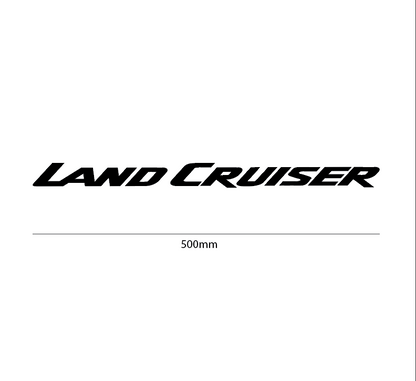 Land Cruiser Classic Font Decals