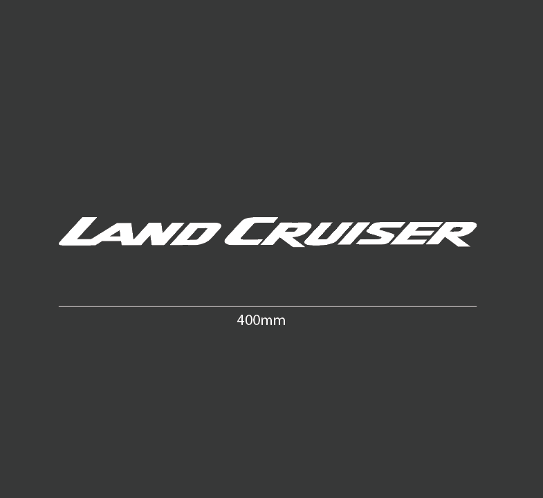 Land Cruiser Classic Font Decals