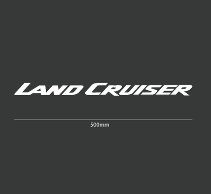 Land Cruiser Classic Font Decals